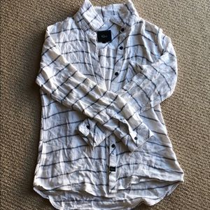 Rails Striped Relaxed Fit Shirt